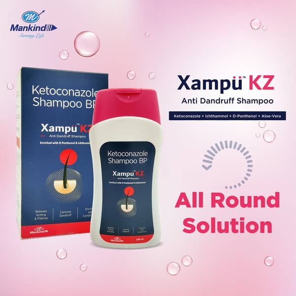Xampu Kz Bottle Of 100ml Anti Dandruff Shampoo