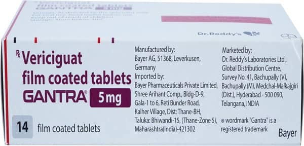 Gantra 5mg Strip Of 14 Tablets