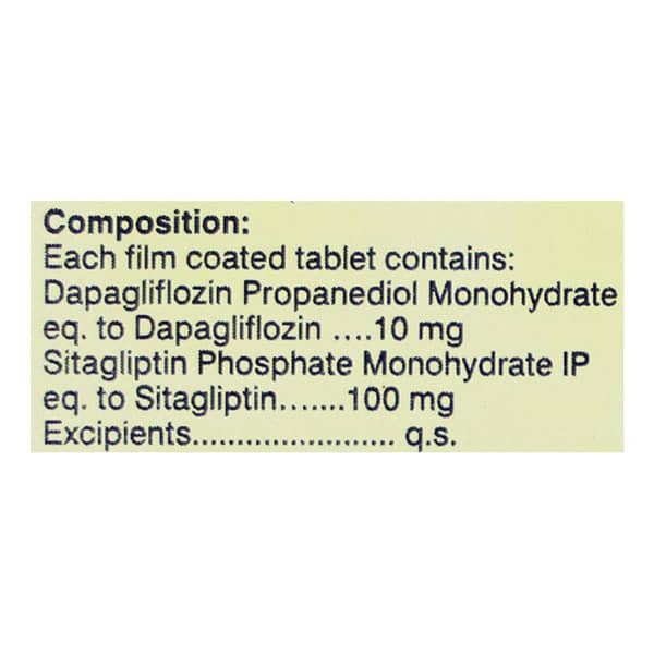 Dapaturn S 100/10mg Strip Of 10 Tablets