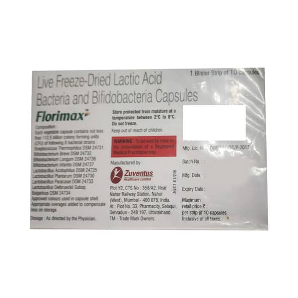 Florimax Strip Of 10 Capsules