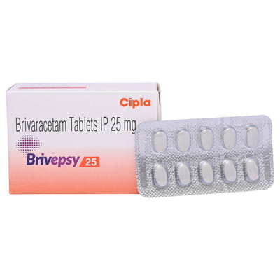 Brivepsy 25mg Strip Of 10 Tablets