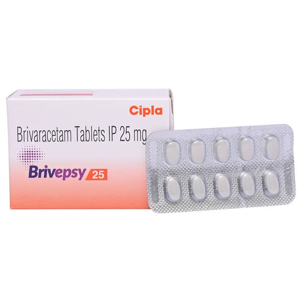 Brivepsy 25mg Strip Of 10 Tablets