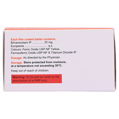 Brivepsy 25mg Strip Of 10 Tablets