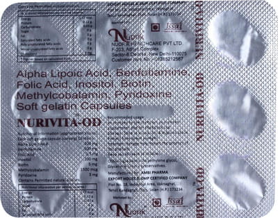 Nurivita Od Strip Of 10 Capsules