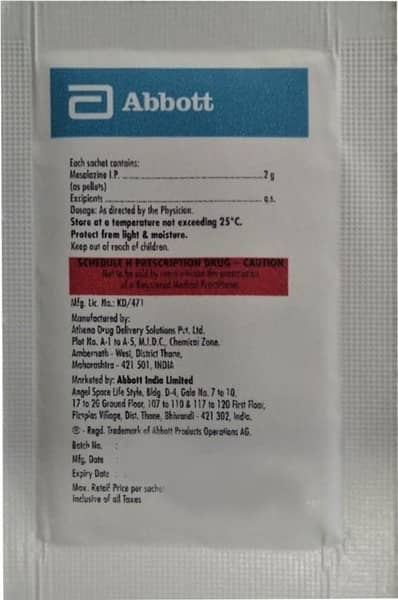 Rowasa Sachet Of 2g Pellet