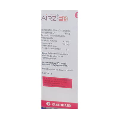 Airz Fb 120md Box Of 7.2gm Metered Dose Inhaler