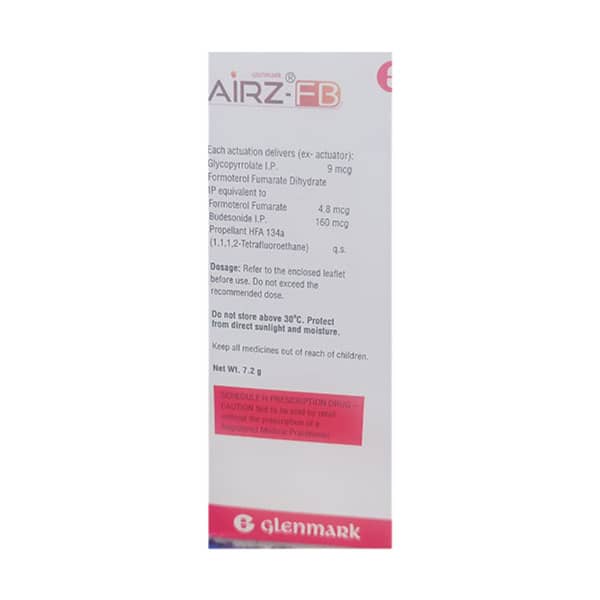 Airz Fb 120md Box Of 7.2gm Metered Dose Inhaler