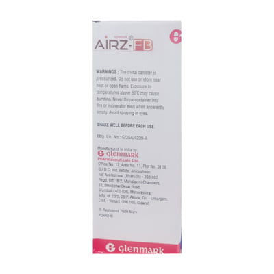 Airz Fb 120md Box Of 7.2gm Metered Dose Inhaler