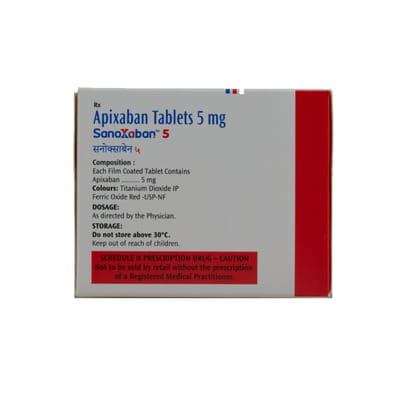 Sanoxaban 5mg Strip Of 10 Tablets