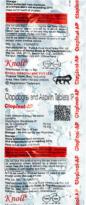 Clopinol Ap 75/75mg Strip Of 10 Tablets