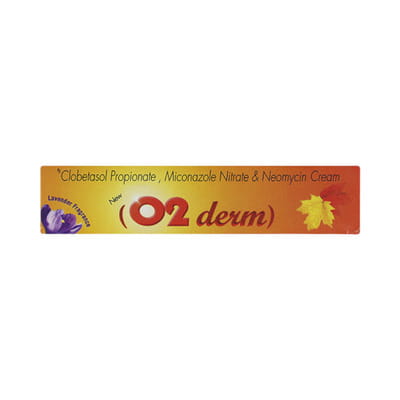 New O2 Derm Lavender Fragrannce Tube Of 15gm Cream