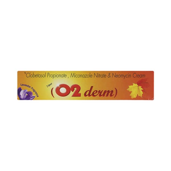 New O2 Derm Lavender Fragrannce Tube Of 15gm Cream