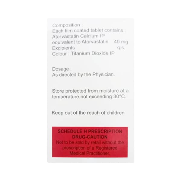 Atorfit 40mg Strip Of 20 Tablets