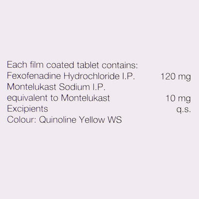 Montina Fx Strip Of 10 Tablets
