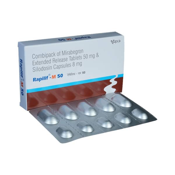 Rapilif M 50mg Strip Of 10 Capsule And Tablet Combikit