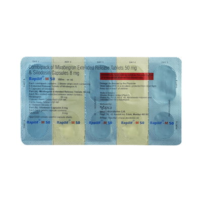 Rapilif M 50mg Strip Of 10 Capsule And Tablet Combikit