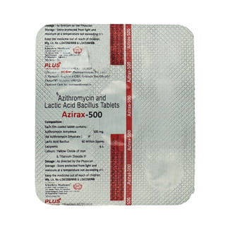 Azirax 500mg Strip Of 5 Tablets