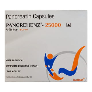 Pancrehenz 25000 Strip Of 15 Capsules