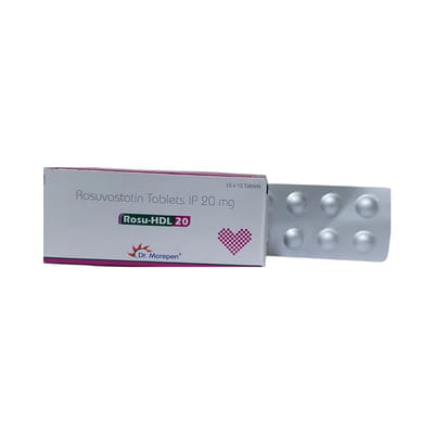 Rosu Hdl 20mg Strip Of 10 Tablets