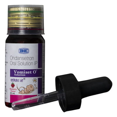 Vomiset O Raspberry Flavour Bottle Of 30ml Oral Solution
