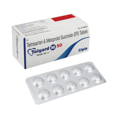 Telgard M 50/40mg Strip Of 10 Tablets