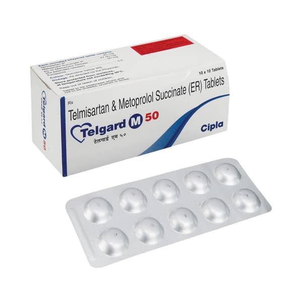 Telgard M 50/40Mg Strip Of 10 Tablets