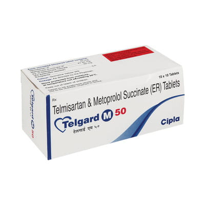 Telgard M 50/40mg Strip Of 10 Tablets