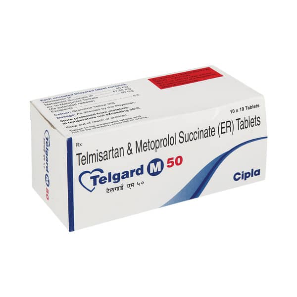 Telgard M 50/40Mg Strip Of 10 Tablets