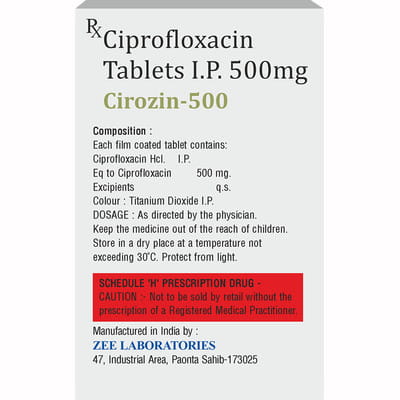 Cirozin 500mg Strip Of 10 Tablets