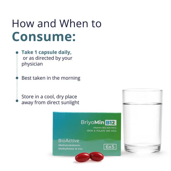 Briyomin B12 Box Of 30 Softgel Capsules