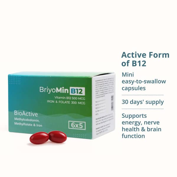 Briyomin B12 Box Of 30 Softgel Capsules
