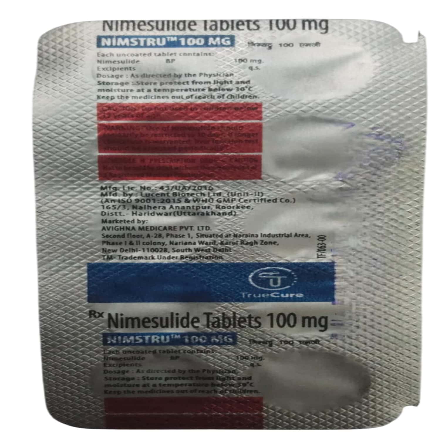 nimstru 100mg tablets