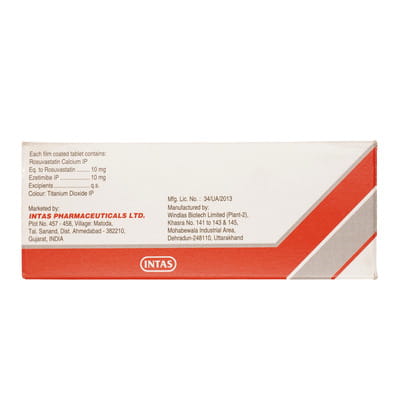 Arvast Ez 10mg Strip Of 10 Tablets