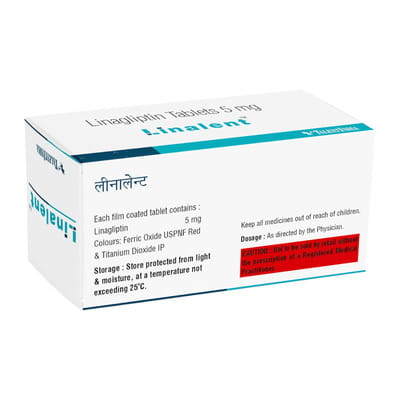 Linalent 5mg Strip Of 10 Tablets