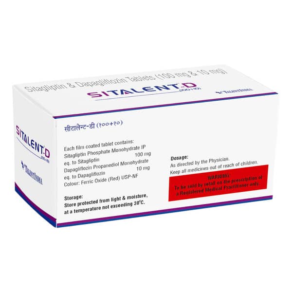 Sitalent D 100/10mg Strip Of 10 Tablets
