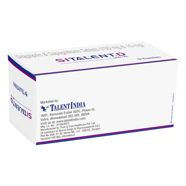 Sitalent D 100/10mg Strip Of 10 Tablets