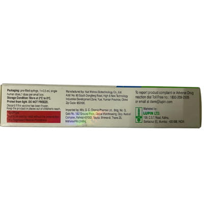 Nukovax 13 Pre Filled Syringe Of 0.5ml Vaccine
