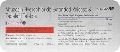 Alfoo T 10/5mg Strip Of 10 Tablets