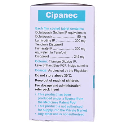 Cipanec Bottle Of 30 Tablets