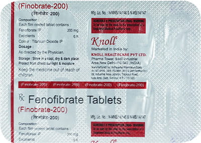 Finobrate 200mg Strip Of 10 Tablets