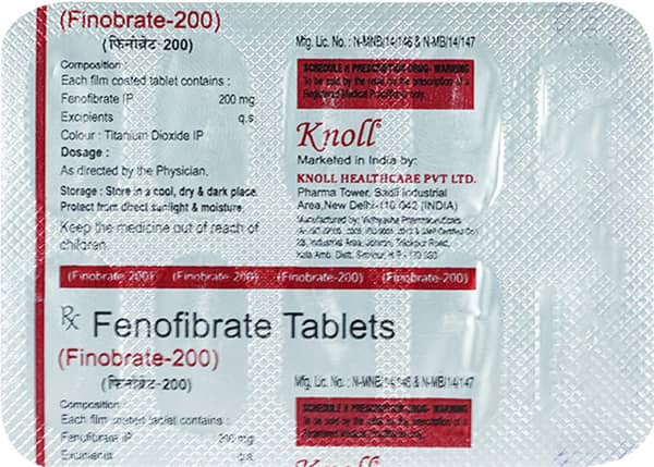 Finobrate 200mg Strip Of 10 Tablets