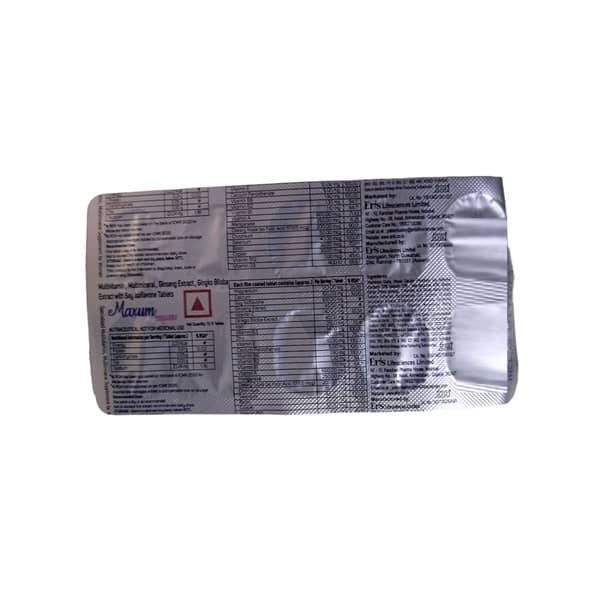 Maxum Women Strip Of 10 Tablets (Red)