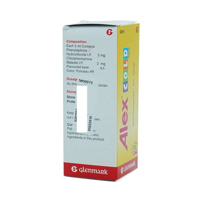 Alex Cold Berry Flavour Bottle Of 60ml Syrup