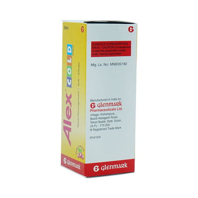 Alex Cold Berry Flavour Bottle Of 60ml Syrup