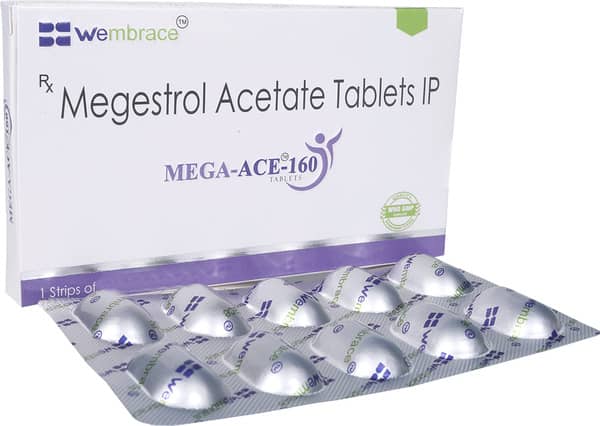 Mega Ace 160mg Strip Of 10 Tablets