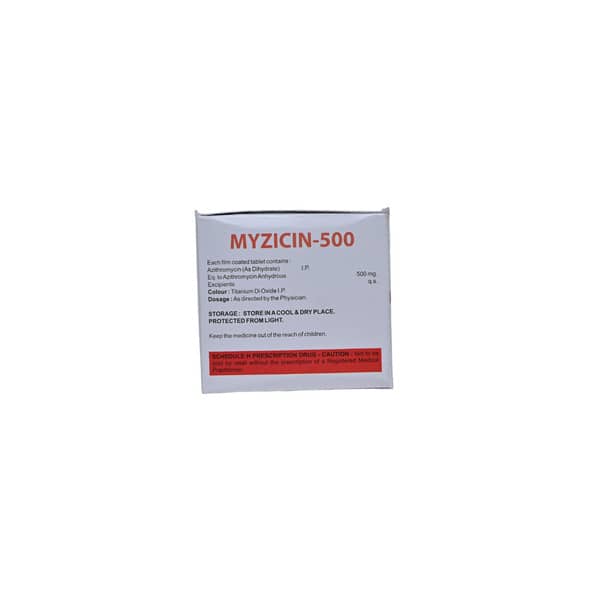 Myzicin 500mg Strip Of 5 Tablets