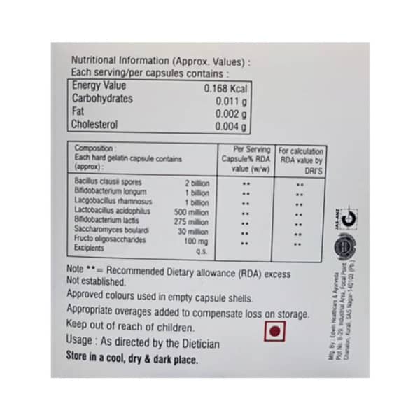Gutscore Strip Of 10 Capsules