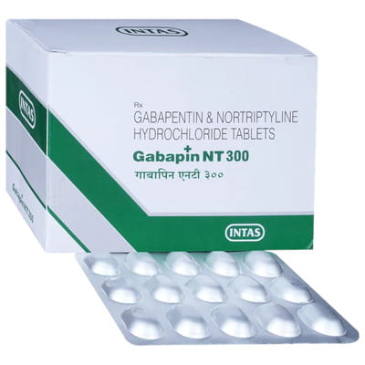 Gabapin Nt 300mg Strip Of 15 Tablets