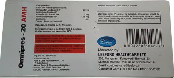 Omnipres 20mg Amh Strip Of 10 Tablets