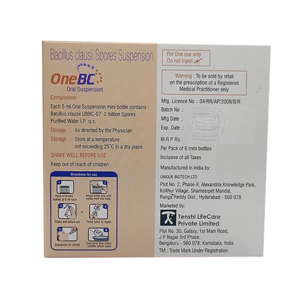 One Bc Mini Bottle Of 5ml Suspension